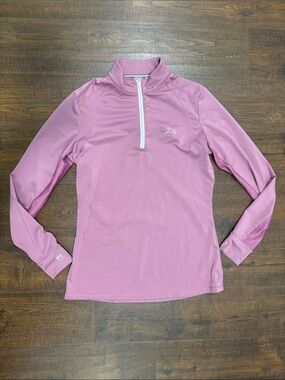 RJ Classics women’s long sleeve quarter zip top medium